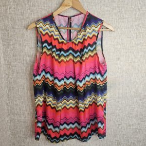 blusa regata listra pink tam 40/42